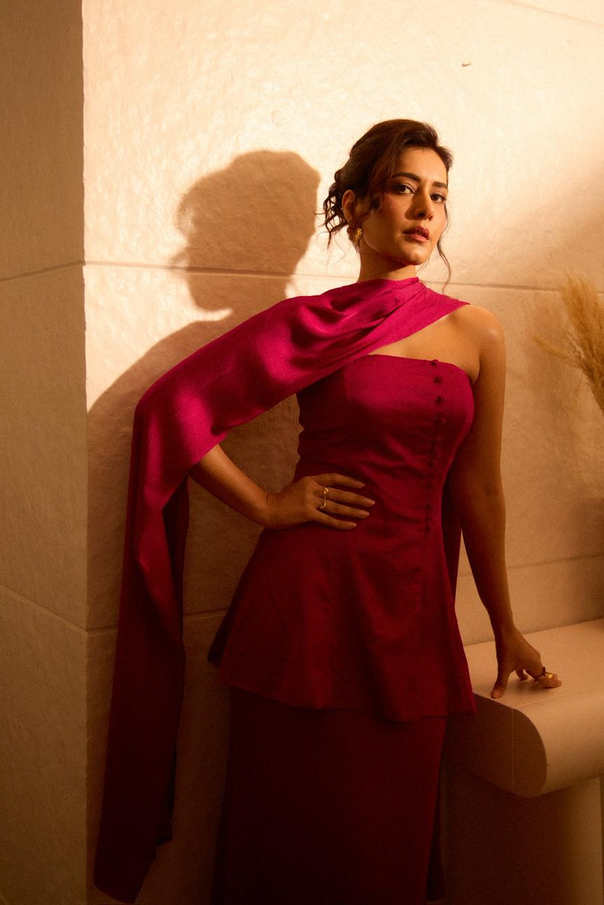 Rashi Khanna in Adaline Co ord set with Scarf