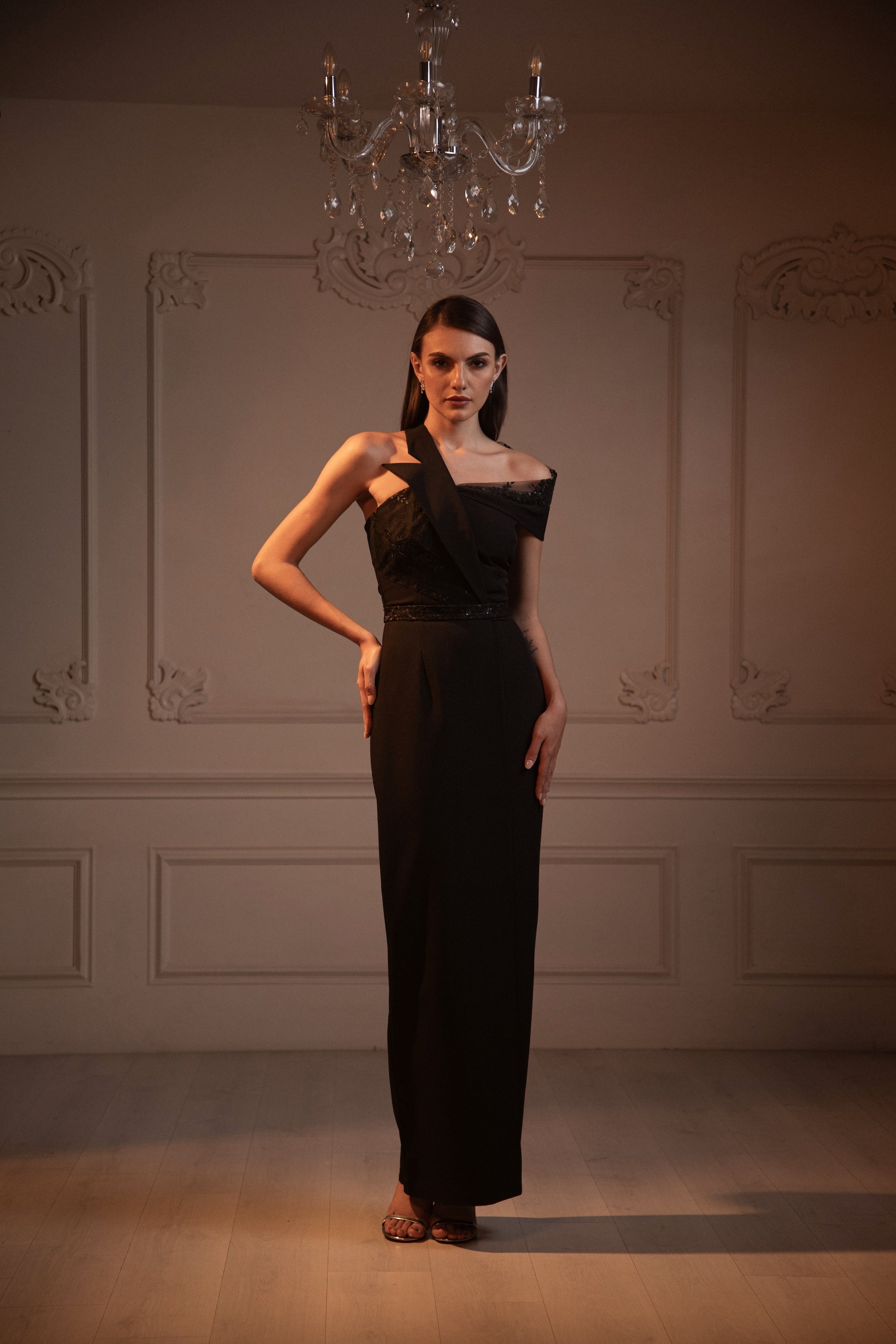 Ellie Avrram in Zira Blazer Dress