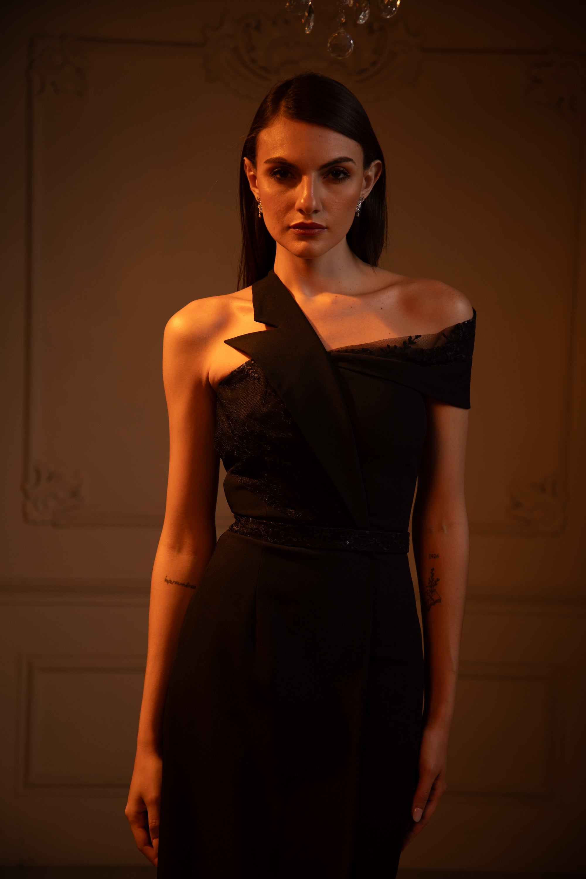 Ellie Avrram in Zira Blazer Dress