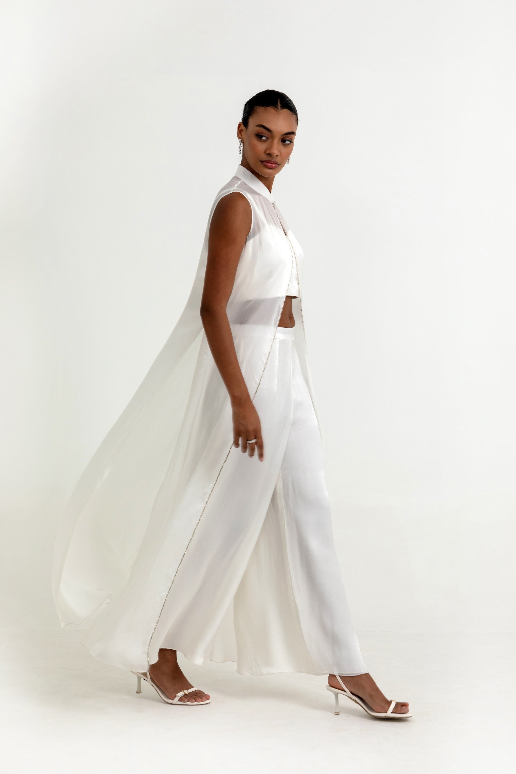 Sterling Co-ord Set with Cape