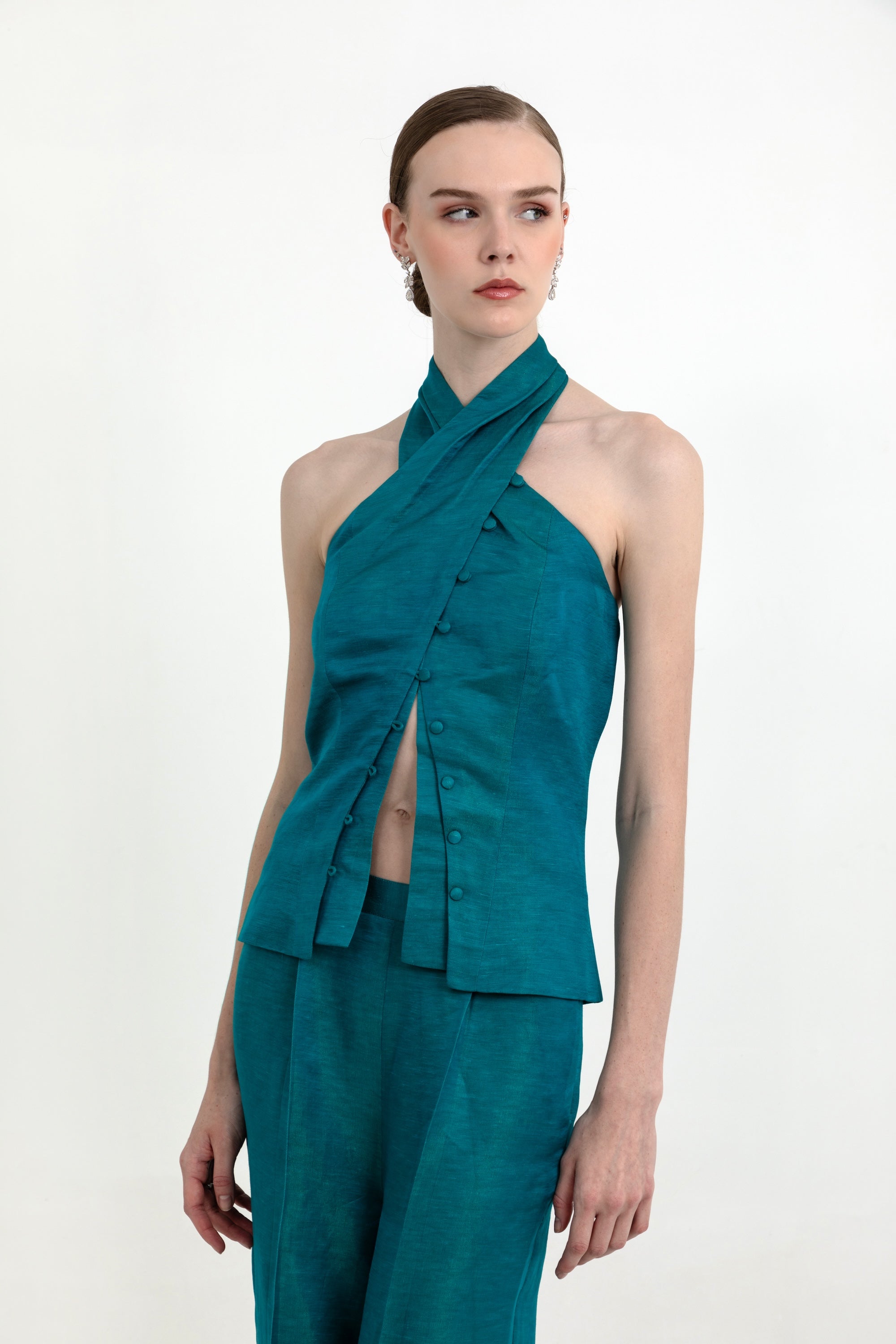 Skye Co-ord Set in Crystal Teal