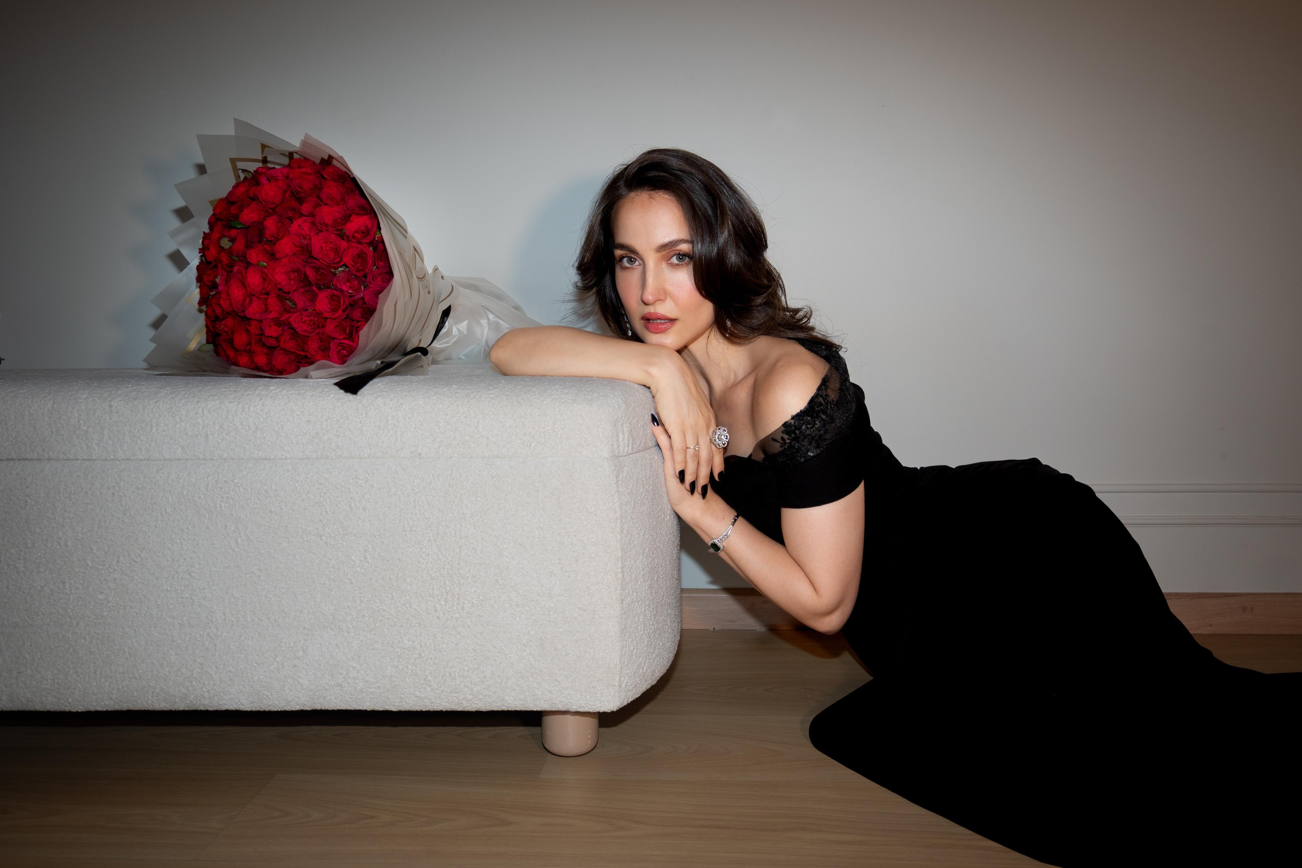 Ellie Avrram in Zira Blazer Dress