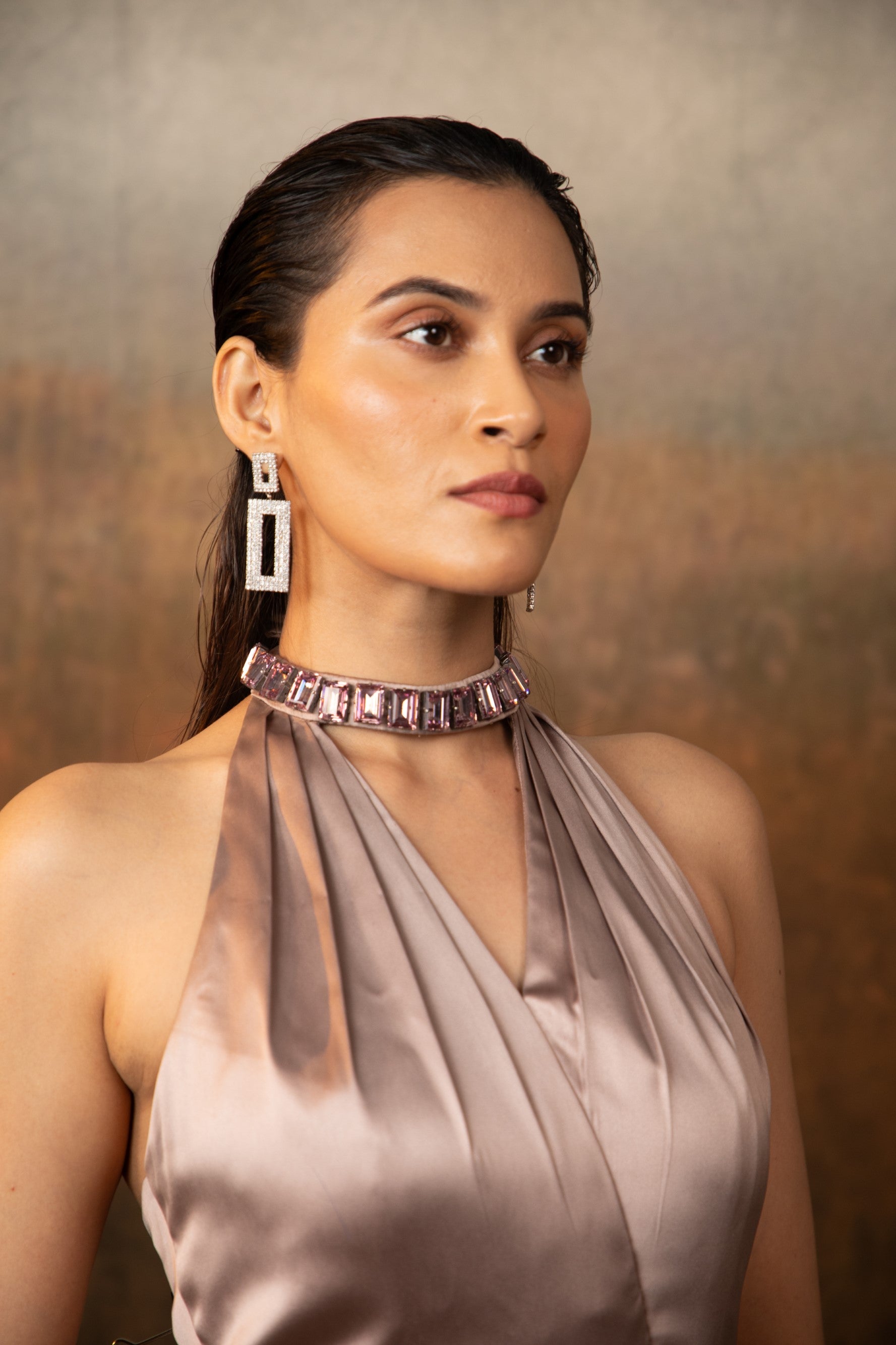 Aurelia Gown in Dusty Rose