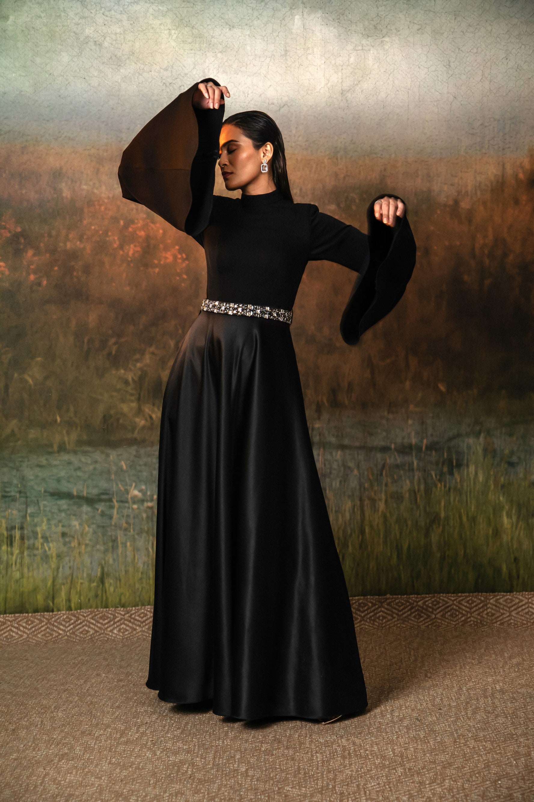 Eloise Gown in Midnight Noir